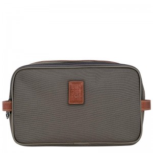 Bolsa Higiene Longchamp Boxford Feminino Marrom | 2805-PIMAD