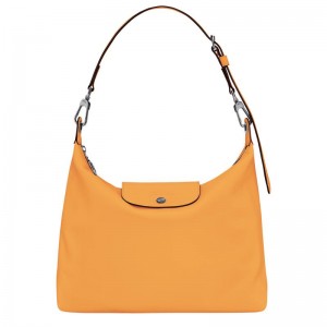 Bolsa Hobo Longchamp Le Pliage Xtra M Feminino Abricó Laranja | 8902-UIDLN