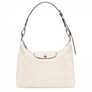 Bolsa Hobo Longchamp Le Pliage Xtra M Feminino Branco | 1852-TBALI