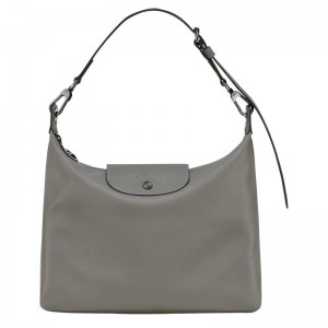 Bolsa Hobo Longchamp Le Pliage Xtra M Feminino Cinzentas | 6931-DGETC