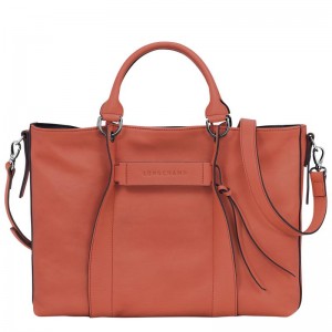 Bolsa de Mão Longchamp 3D L Feminino Vermelhas | 9502-MGJOW