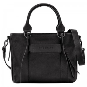 Bolsa de Mão Longchamp 3D S Feminino Pretas | 5490-VCEXZ