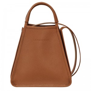 Bolsa de Mão Longchamp Le Foulonné S Feminino Marrom | 0627-KQXGZ