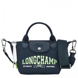 Bolsa de Mão Longchamp Le Pliage Coleções XS Feminino Azul Marinho | 0315-XLGQB