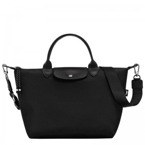 Bolsa de Mão Longchamp Le Pliage Energy L Feminino Pretas | 0675-HQDUC