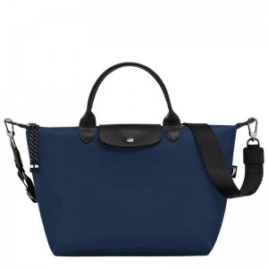 Bolsa de Mão Longchamp Le Pliage Energy L Feminino Azul Marinho | 1308-GKNQV
