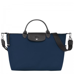 Bolsa de Mão Longchamp Le Pliage Energy XL Feminino Azul Marinho | 1968-QAWCF