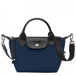 Bolsa de Mão Longchamp Le Pliage Energy XS Masculino Azul Marinho | 1580-SHNGV