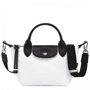 Bolsa de Mão Longchamp Le Pliage Energy XS Masculino Branco | 8672-TQXGH
