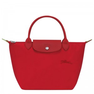 Bolsa de Mão Longchamp Le Pliage Green S Feminino Vermelhas | 5042-FWKSN