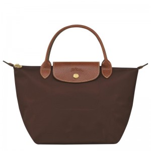 Bolsa de Mão Longchamp Le Pliage Original S Feminino Marrom | 6210-QSXFG