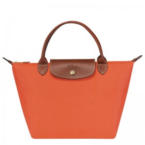 Bolsa de Mão Longchamp Le Pliage Original S Feminino Laranja | 8621-HKDVS