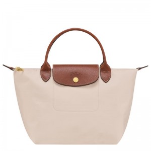 Bolsa de Mão Longchamp Le Pliage Original S Feminino Branco | 3781-MXHZI