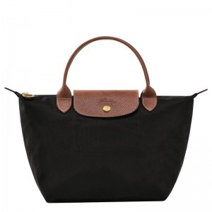 Bolsa de Mão Longchamp Le Pliage Original S Feminino Pretas | 1267-TKWJD