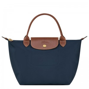 Bolsa de Mão Longchamp Le Pliage Original S Feminino Azul Marinho | 8401-FZPQS