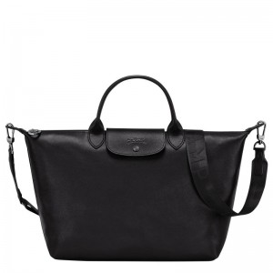 Bolsa de Mão Longchamp Le Pliage Xtra L Masculino Pretas | 4537-LBYSP