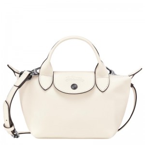 Bolsa de Mão Longchamp Le Pliage Xtra XS Feminino Branco | 2518-ANDRM