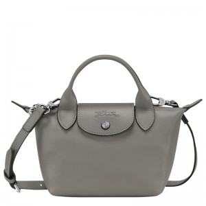 Bolsa de Mão Longchamp Le Pliage Xtra XS Feminino Cinzentas | 9567-BTZGM