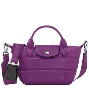 Bolsa de Mão Longchamp Le Pliage Xtra XS Feminino Roxo | 4097-TLPGA