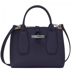 Bolsa de Mão Longchamp Roseau S Feminino Roxo | 2309-ZDCYW