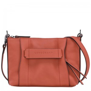 Bolsas Crossbody Longchamp 3D S Feminino Vermelhas | 6795-FAWGC