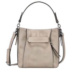 Bolsas Crossbody Longchamp 3D S Feminino Cinzentas | 3062-CHSKL