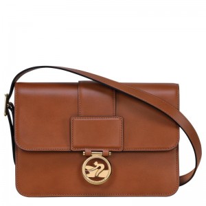 Bolsas Crossbody Longchamp Box-Trot M Feminino Marrom | 8354-XVEPR