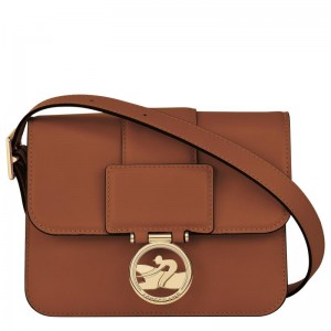 Bolsas Crossbody Longchamp Box-Trot S Feminino Marrom | 0387-LRXJU