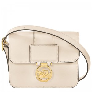 Bolsas Crossbody Longchamp Box-Trot S Feminino Branco | 7938-JZXGD
