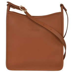 Bolsas Crossbody Longchamp Le Foulonné M Feminino Marrom | 3907-BUTIO