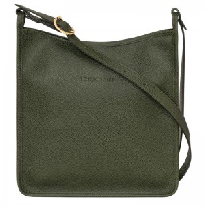 Bolsas Crossbody Longchamp Le Foulonné M Feminino Caqui | 2349-KSNGU