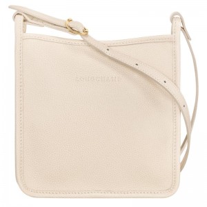 Bolsas Crossbody Longchamp Le Foulonné S Feminino Branco | 9306-KTSDN
