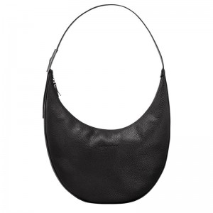 Bolsas Crossbody Longchamp Roseau Essential L Feminino Pretas | 8340-TBUNJ