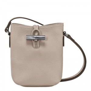 Bolsas Crossbody Longchamp Roseau Essential XS Feminino Cinzentas | 1725-ZOCIY