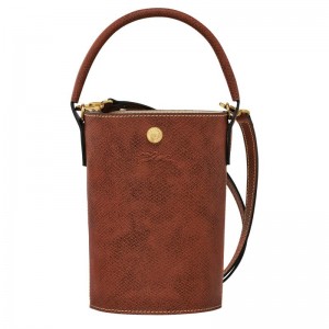 Bolsas Crossbody Longchamp Épure XS Feminino Marrom | 6092-EVSNA
