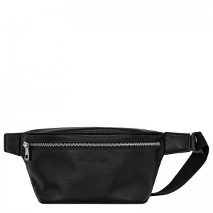 Bolsas De Cintura Longchamp Le Foulonné M Feminino Pretas | 2951-YKCTD
