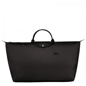 Bolsas De Viagem Longchamp Le Pliage Green M Masculino Pretas | 9461-MXUTW