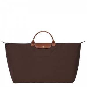 Bolsas De Viagem Longchamp Le Pliage Original M Feminino Marrom | 4963-YGXUI