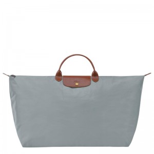 Bolsas De Viagem Longchamp Le Pliage Original M Masculino Cinzentas | 3089-OYJBL