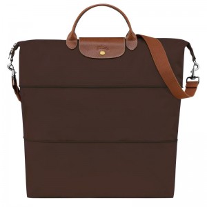 Bolsas De Viagem Longchamp Le Pliage Original expandable Masculino Marrom | 9158-RJHZP