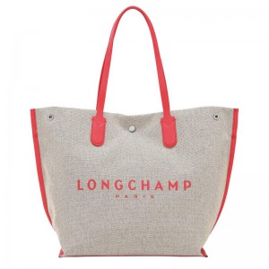 Bolsas Tote Longchamp Essential L Feminino Vermelhas | 5162-SKQLU