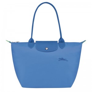 Bolsas Tote Longchamp Le Pliage Green M Feminino Azuis | 3861-XSNGR