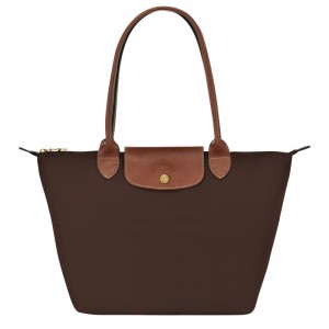 Bolsas Tote Longchamp Le Pliage Original M Feminino Marrom | 2083-EWTNV