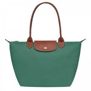 Bolsas Tote Longchamp Le Pliage Original M Feminino Verdes | 9186-JEODN