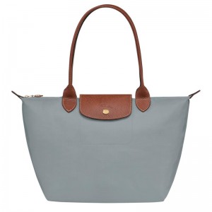 Bolsas Tote Longchamp Le Pliage Original M Feminino Cinzentas | 5743-IUOVG