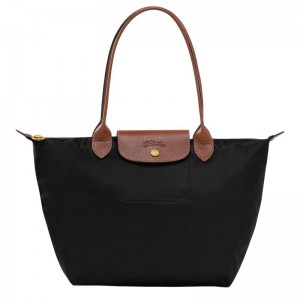 Bolsas Tote Longchamp Le Pliage Original M Feminino Pretas | 8679-DYZAP