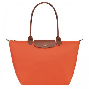 Bolsas Tote Longchamp Le Pliage Original L Feminino Laranja | 8496-MGQNH