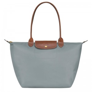 Bolsas Tote Longchamp Le Pliage Original L Feminino Cinzentas | 5983-FDBLE