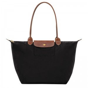 Bolsas Tote Longchamp Le Pliage Original L Feminino Pretas | 4738-SVPKY