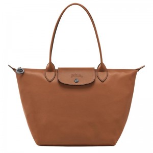 Bolsas Tote Longchamp Le Pliage Xtra M Feminino Marrom | 8057-MAGIW